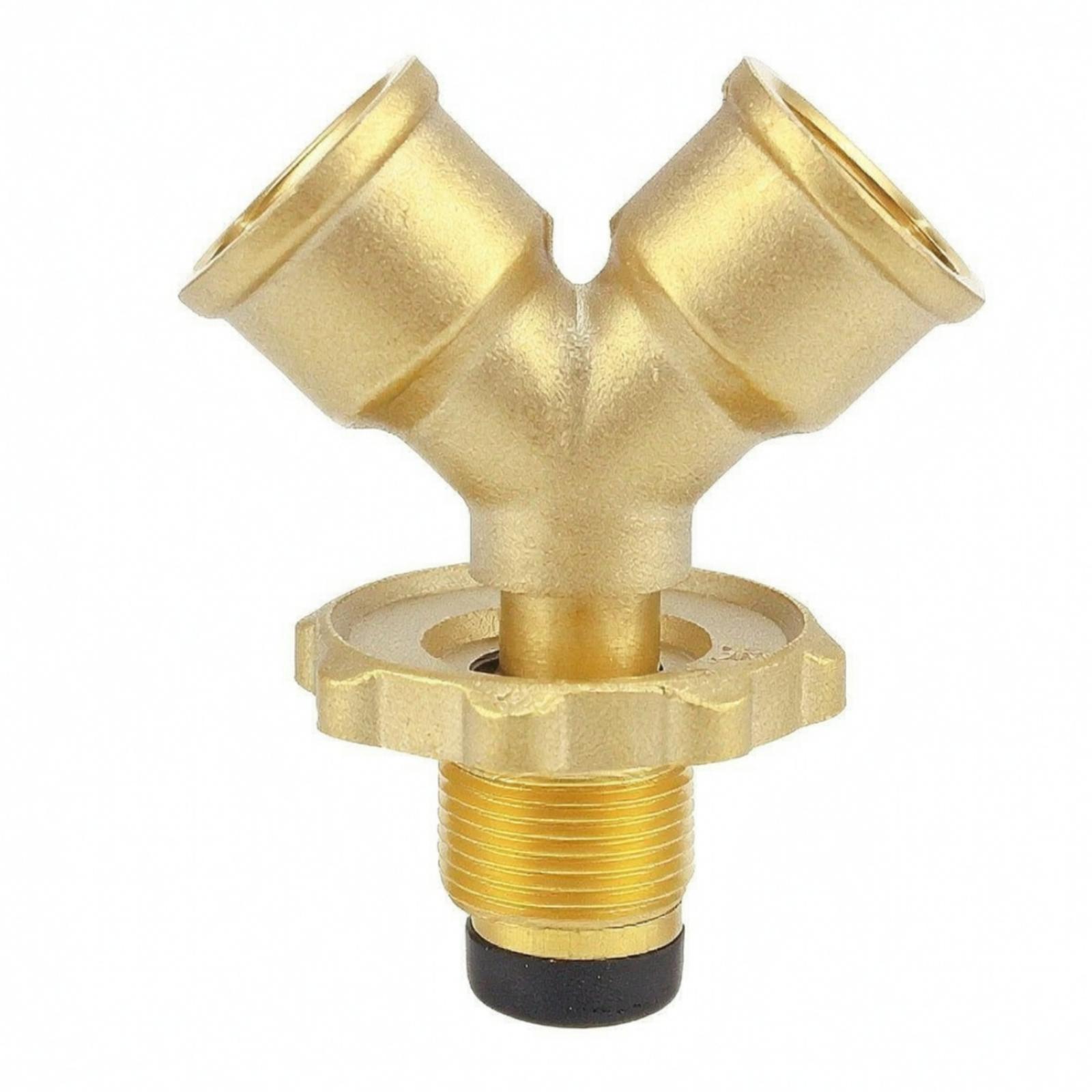 Home Cooking Gas - Adaptateur en T fileté en acier
