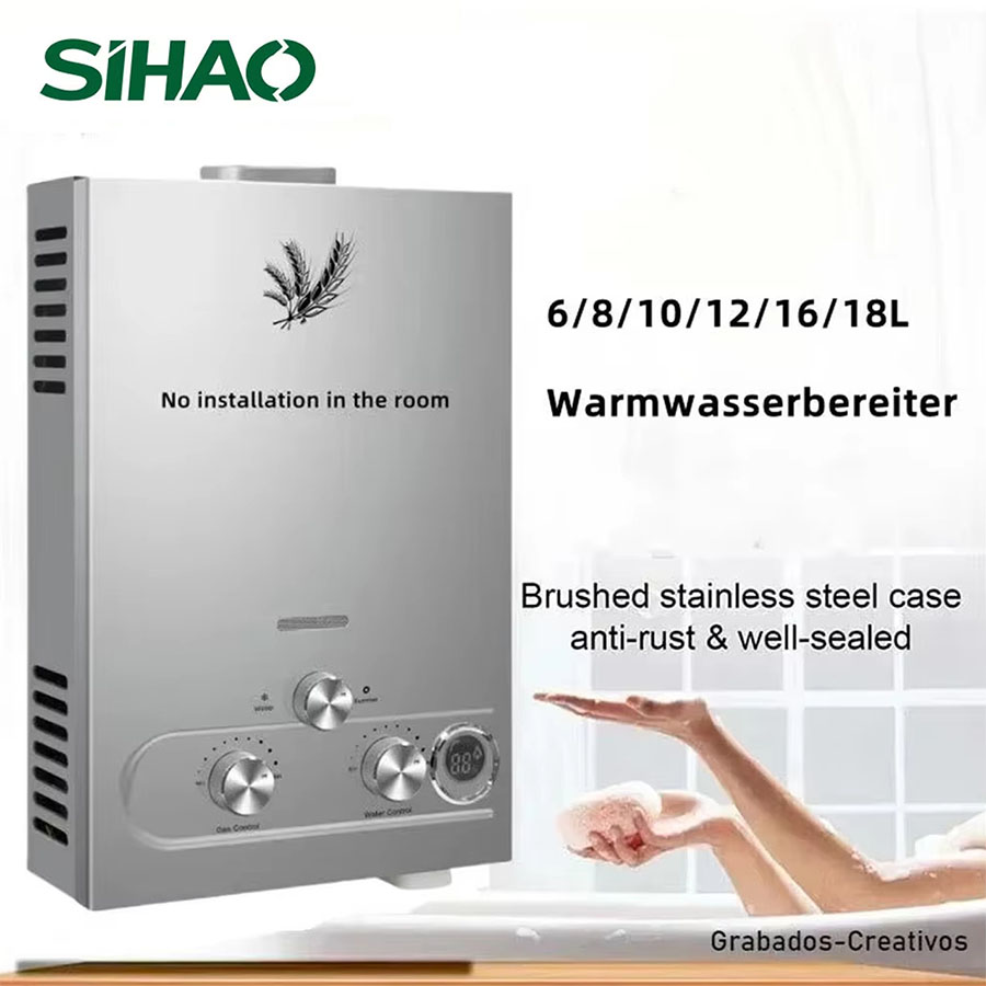 Home Cooking Gas - Chauffe-eau instantané au gaz GPL 6L