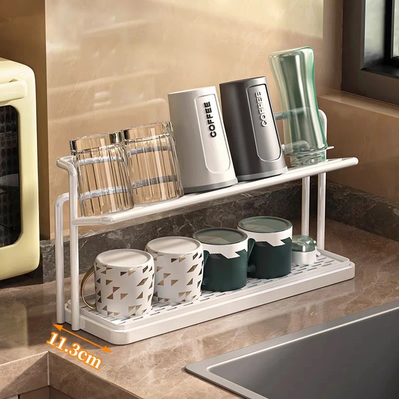 Égouttoir à tasses à 2 niveaux - Home Cooking Recipes avis et prix